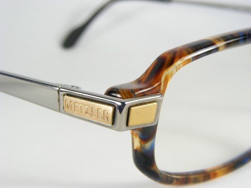 NOS METZLER 1241 471 MULTICOLOR EYEGLASSES GLASSES FRAME 50-22-140mm Germany gallery