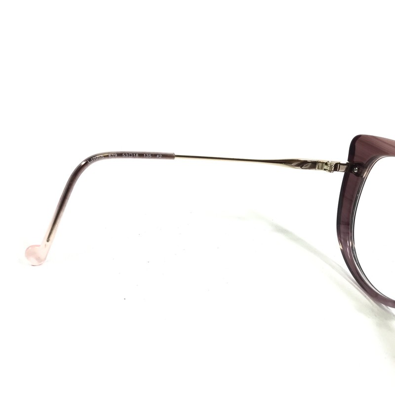 Liu Jo Eyeglasses Frames LJ705S 619 Clear Purple Gold Cat Eye Full Rim 53-18-135 gallery