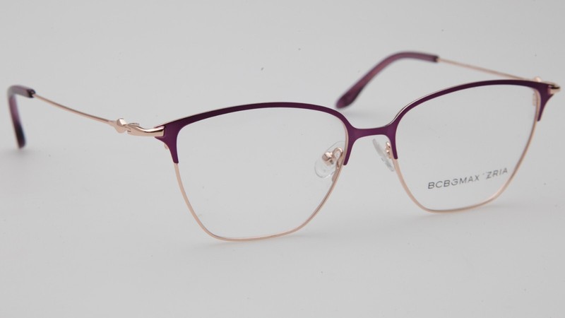 NEW BCBGMAXAZRIA HENLEY Purple Rose Gold EYEGLASSES FRAME 54-15-135mm B40mm gallery