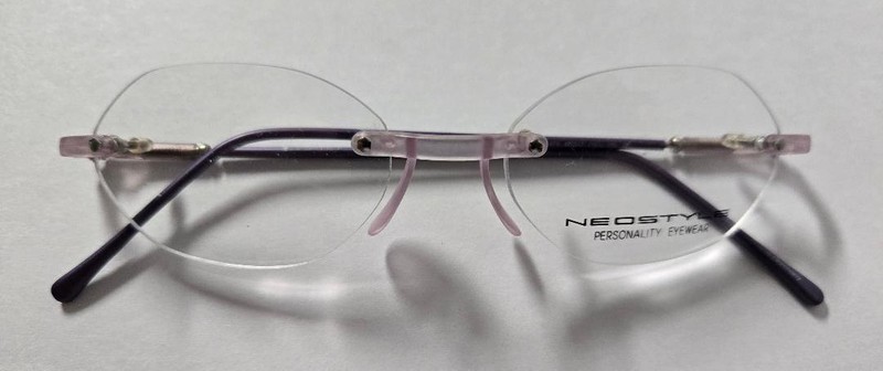 Vintage Neostyle College 277 972 (Violet) Rimless Eyeglasses 48-17-135 GERMANY gallery