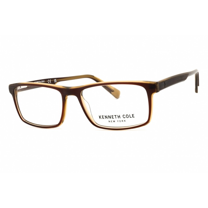 Kenneth Cole New York Men’s Eyeglasses Dark Brown/Other Rectangular KC50013 050