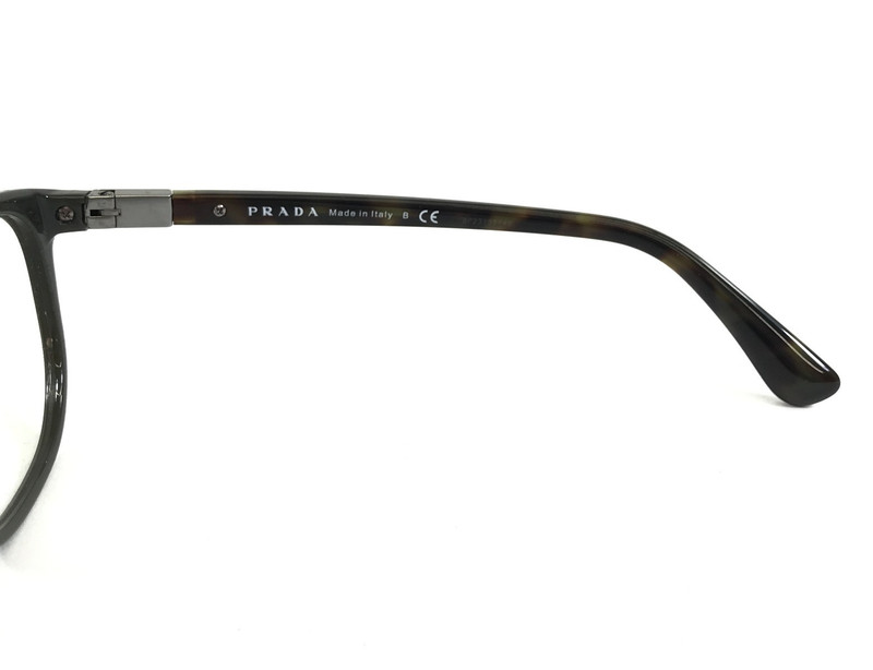 Prada Eyeglasses Frames VPR29S UF8-1O1 Havana Brown Green Tortoise 54-19-140 gallery