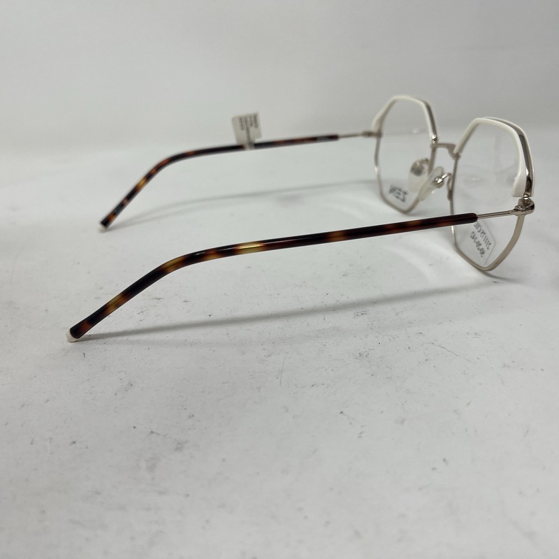 ZEN EYEWEAR 211175 C02 ZINKIL 50-20-142 WHITE TORTOISE GOLD EYEGLASSES I199 gallery