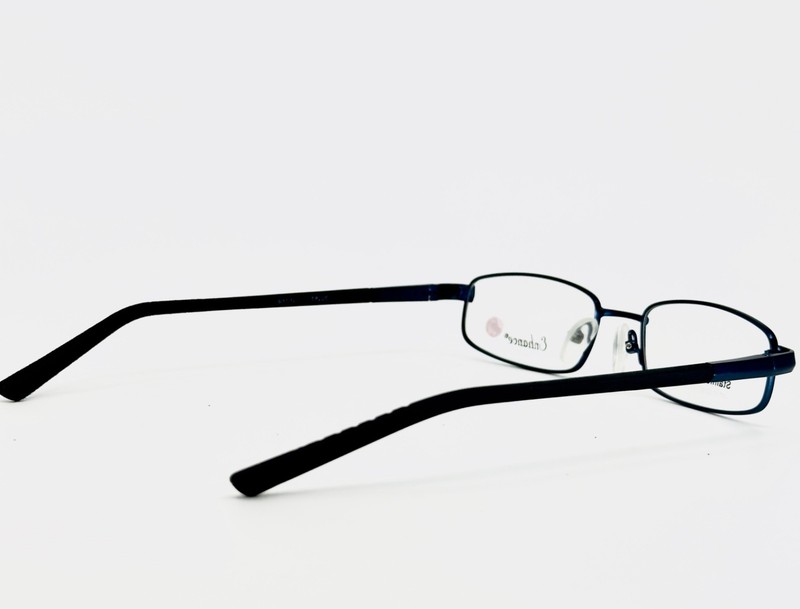 NEW ENHANCE 3837 T BLUE Unisex Rectangle Full Rim Eyeglasses 49-17-140 B:26 gallery
