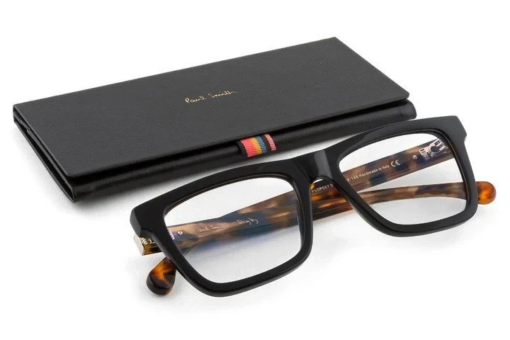 New Paul Smith Eyeglasses DIGBY Black 53-19-145 ITALY Retail $300+ with Case