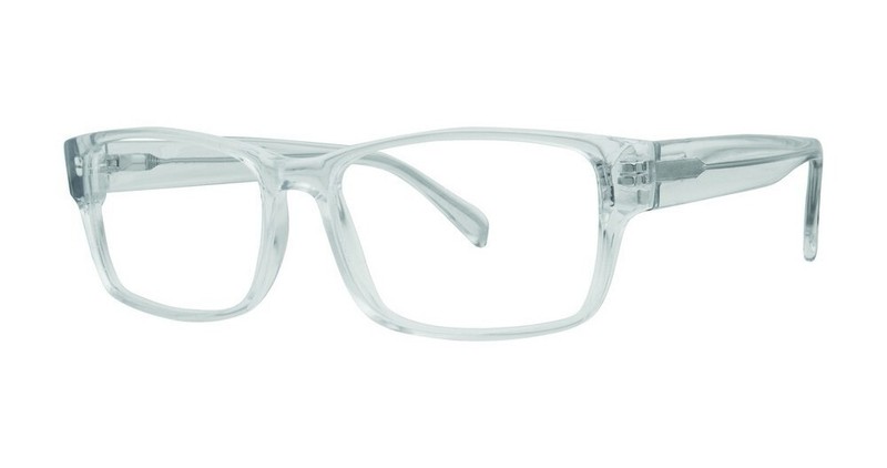 Modern Optical Slick Eyeglasses Crystal Unisex Adults