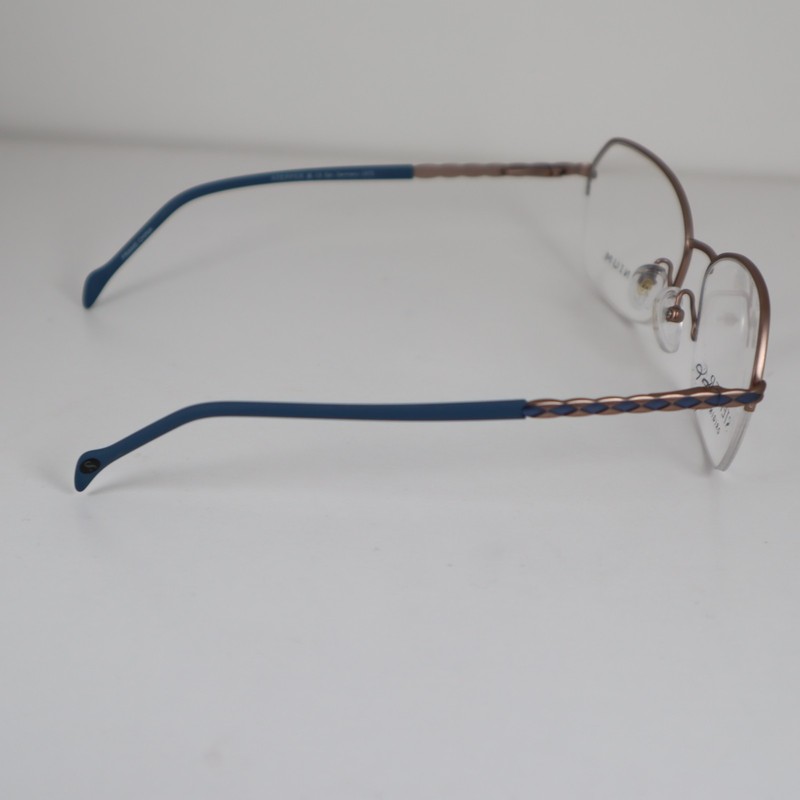 Stepper SI-50255 F015 Blue Half Rim Eyeglasses Frames 53-16-130mm gallery