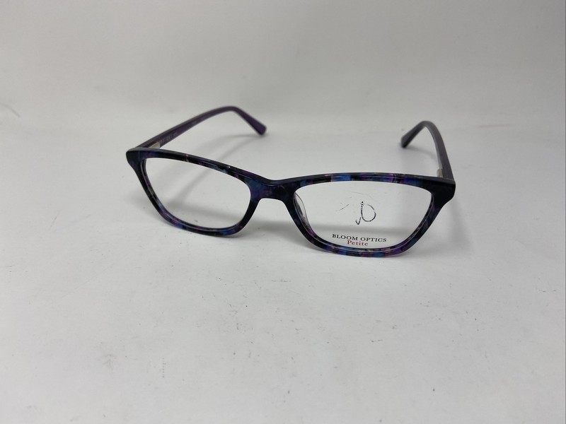 BLOOM OPTICS PETITE FIT EYEWEAR MIA PURPLE BLUE 50/15/137 FLEX HINGE !V83
