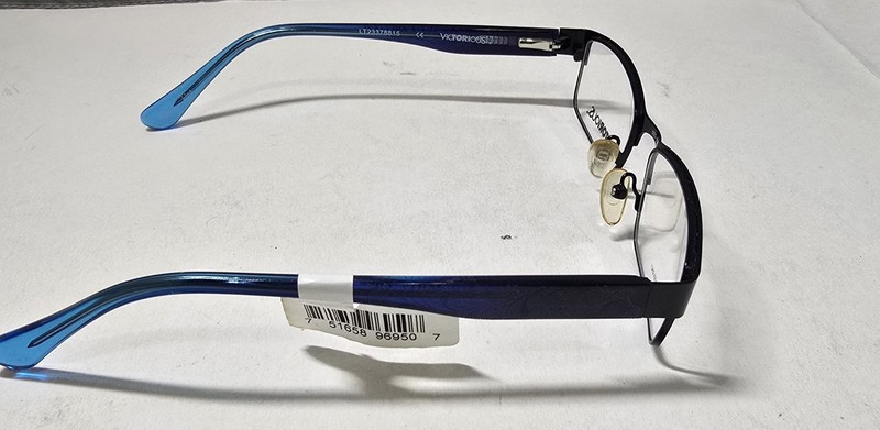 Victorious Vic V421 Black Eyeglass Frame 50-17-135 New gallery