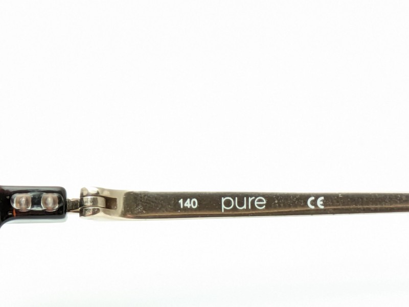 Pure P3011 242 Havana Gold Women Eyeglasses Frames 54-18-140 gallery