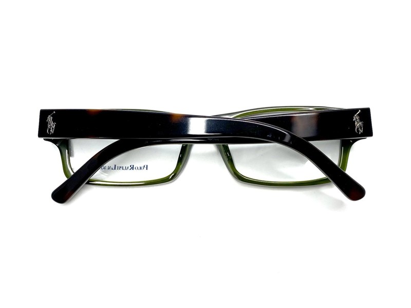 New Polo Ralph Lauren Brown Tortoise Green Glasses Italy Polo 2027 52 16 140 gallery