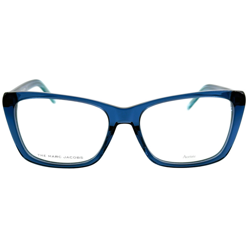 Marc Jacobs Marc 598 Womens Plastic Eyeglass Frame 0ZX9 Blue Azure 54-16 gallery