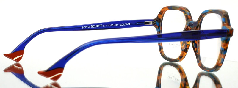 FACE A FACE Bocca Sculpt 2 3004 Blue Tiziano Womens Eyeglasses 51-20-145 B:44 F gallery