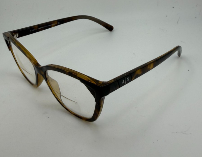 ARMANI EXCHANGE EYEGLASSES FRAMES ONLY AX3059-8224 BROWN TORT CAT EYE 54-15-140