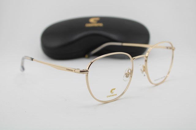 NEW CARRERA 354 KB7 GOLD GUNMETAL CLEAR AUTHENTIC EYEGLASSES 52-20 gallery