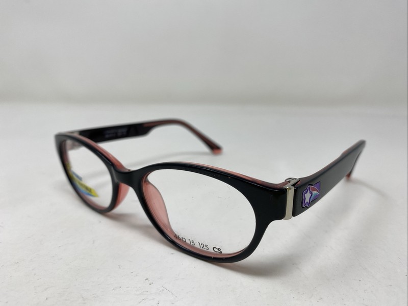 Liberty Sport Z8-Y60 224 46-15-125 Black/Pink Full Rim Eyeglasses Frame EI85 gallery