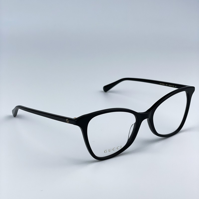 Gucci Women AUTHENTIC Eyeglasses Black Demo Cat Eye GG1360O 001 BRAND NEW