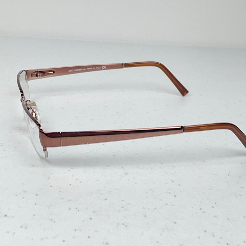 Dolce & Gabbana DG 1110 119 Eyeglasses Frames Womens Brown 52-17-135 15472 gallery