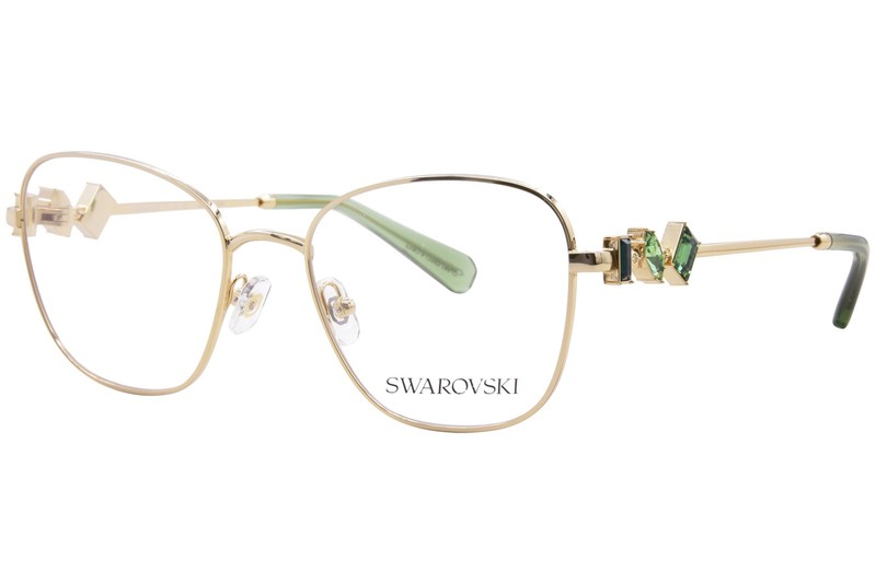 Swarovski SK1025 404G Eyeglasses Frame Women’s Gold Full Rim 52mm