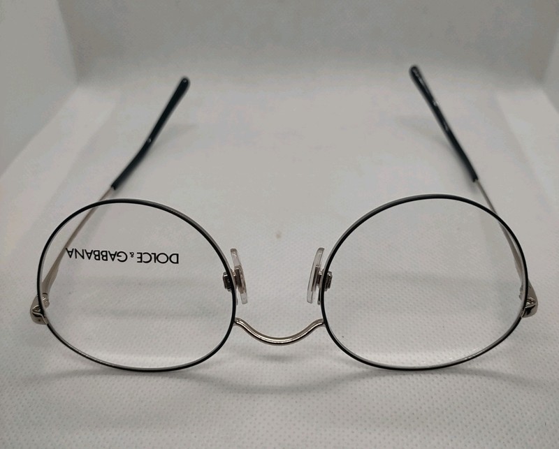 Dolce & Gabbana DG1290 Men Matte Black-Pale Gold Eyeglasses. Size 50-21-145. gallery