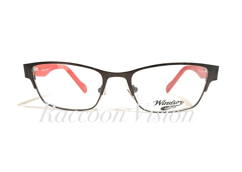 NEW WINDSOR ORIGINALS CHELSEA DB RED BROWN AUTHENTIC EYEGLASSES RX 54-20-140 MM