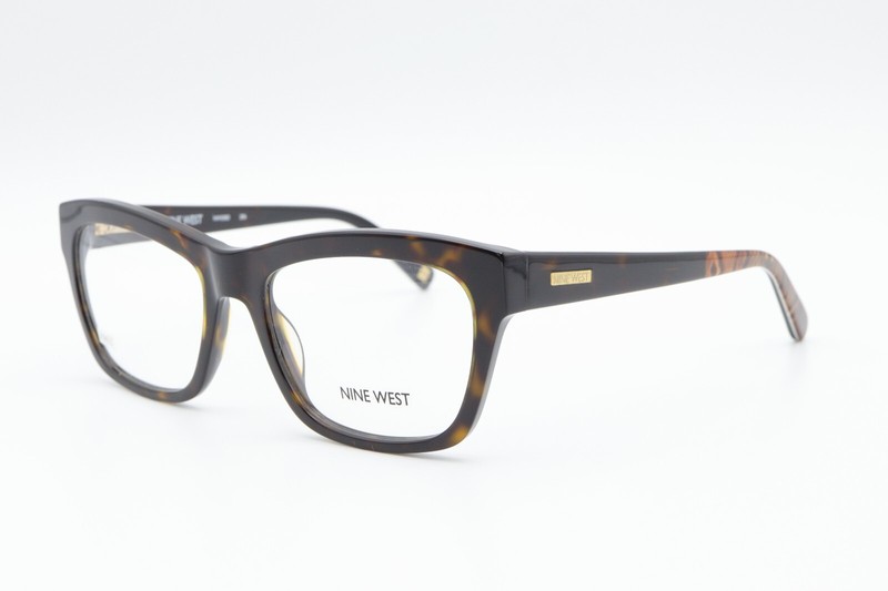 NINE WEST NW5083 206 Dark Brown Tortoise 53-18-135 Frames Flex Hinges X963 gallery