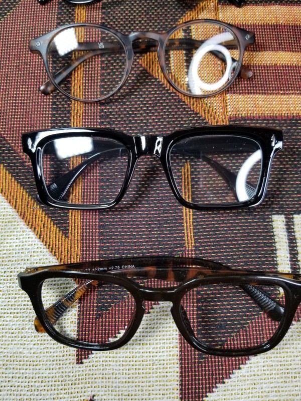 Lot of 10 Various Colors & Sizes Bluelight, Clear, Replacement Lens Eyeglasses gallery
