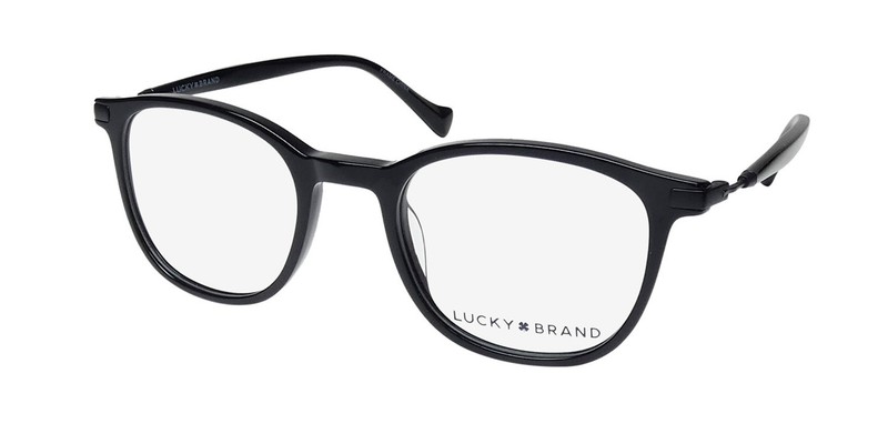NEW LUCKY BRAND D413 EYEWEAR PLASTIC WOMENS BLACK FULL-RIM SQUARE 48-20-135