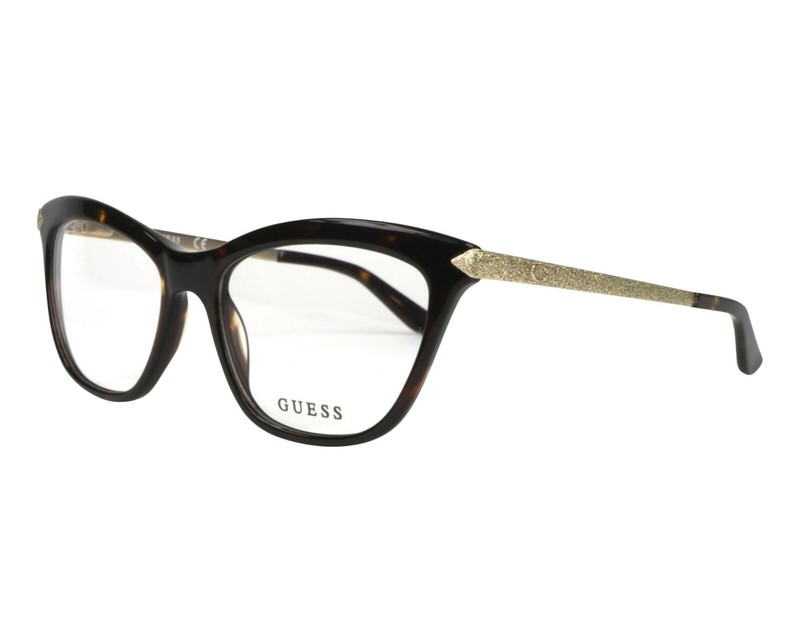 GUESS GU2655 Tortoise Gold 052 Cat Eye Plastic Eyeglasses Frame 53-17-135 2655 A