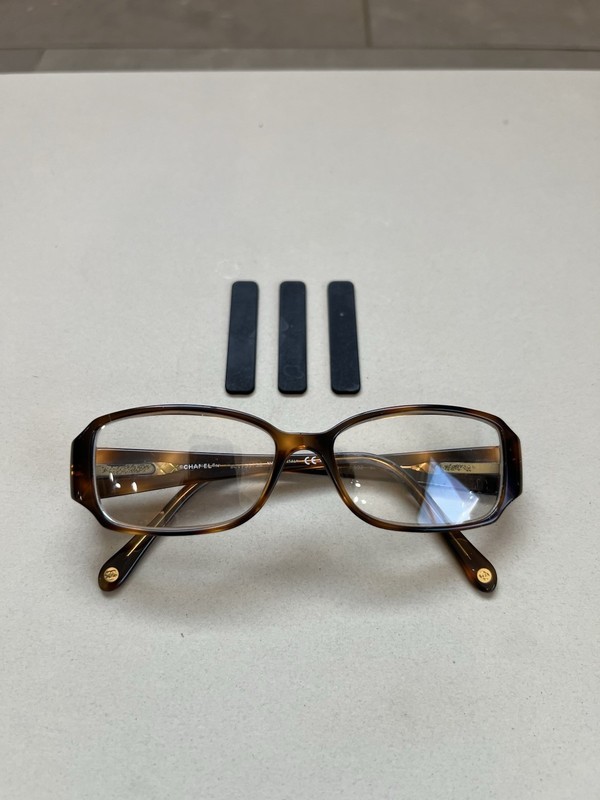 Authentic CHANEL 3097 Tortoise Made In Italy Eyeglasses Frames Only Glasses
