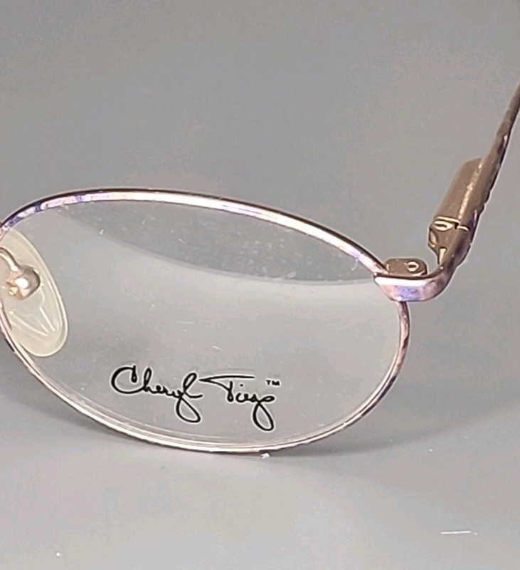 Cheryl Tiegs Eyewear 140 Purple Metal Eyeglass Frame 48/19/130 gallery
