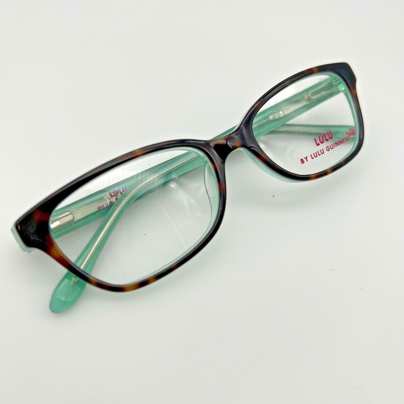 LULU by Lulu Guinness LK006 Designer Eyeglasses 46-15-125 Color Green/Tort Youth gallery