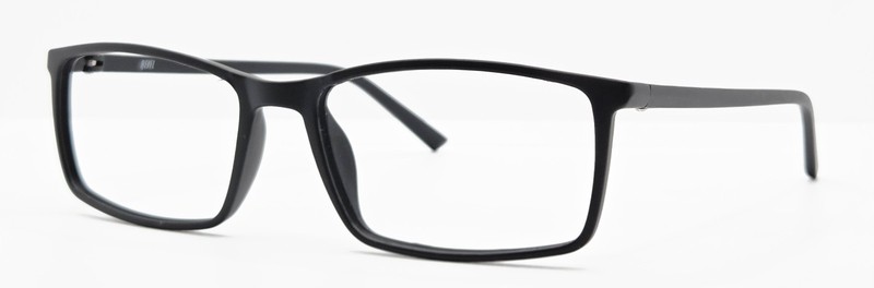 REVEL 31-P1961 GLOSS BLACK AUTHENTIC EYEGLASSES FRAMES 55-17-140
