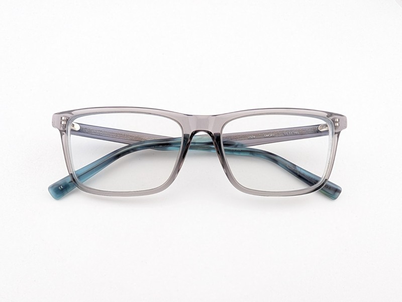 John Varvatos Eyeglasses, Frames Only, Japan, V374, 55-17-145, Plastic, Smoke