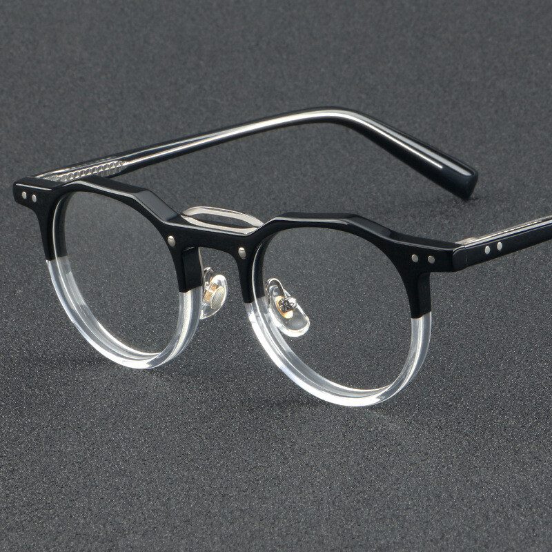 Luxury Japan Acetate Retro Eyeglass Frames Full Rim Retro Spectacles Glasses