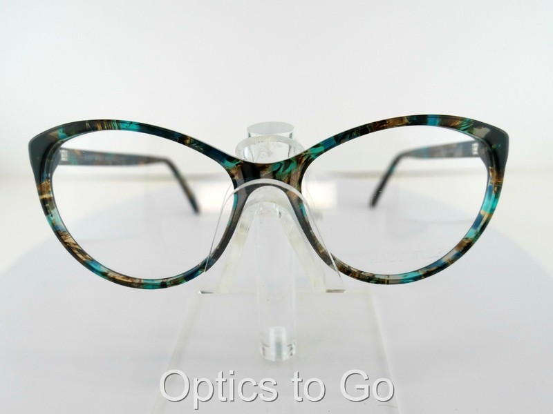 ANDY WOLF 5056 SOUL COL:N ( BLUE MULTI BROWN) 54-14-140 Eyeglass Frames