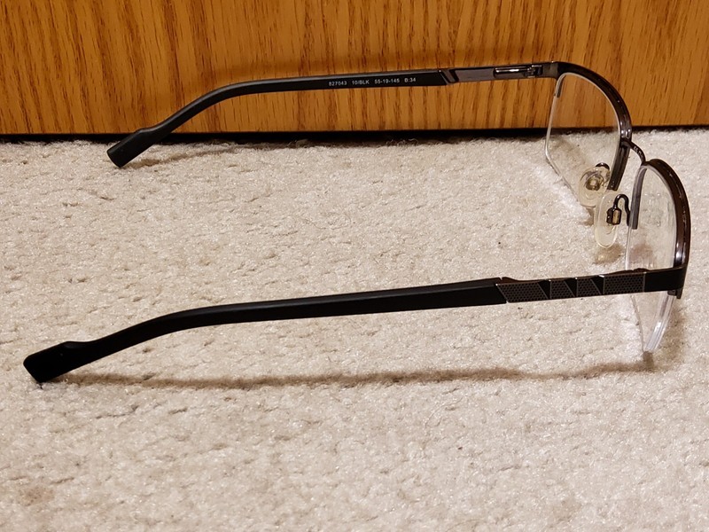 Titanflex Select 827043 10/BLK Black Authentic Frames Eyeglasses 55-19-145 gallery