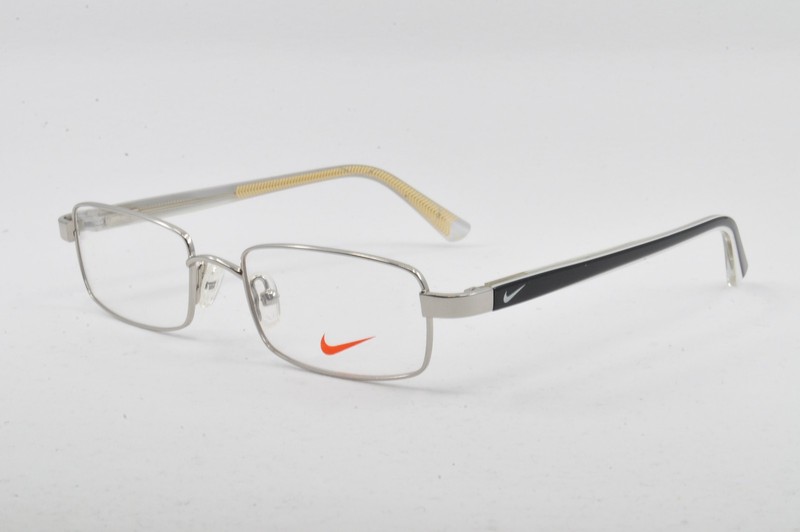Nike Eyeglasses 5550 042 Steel White, Size 47-17-130