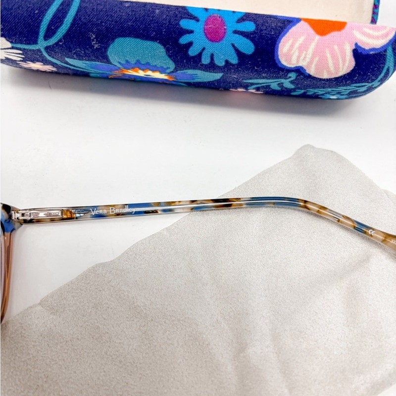 Vera Bradley VBNatalyn Moonlight Garden Stylish Multicolor Glasses MSRP $199 gallery