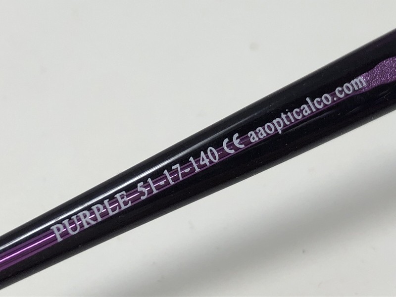 New Globe Eyeglasses Frame L4053 PURPLE 51-17-140 Black/Purple Full Rim VZ00 gallery