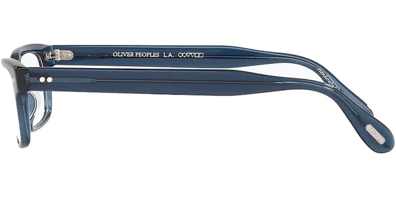 Oliver Peoples Calvet Deep Blue Rectangle Eyeglass Frames OV5396U 1670 51 gallery