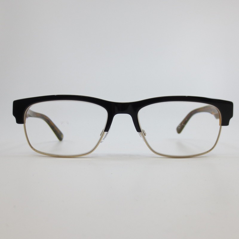 Randy Jackson 1069 XL Eyeglasses Black Tortoise Gold Browline Frames 55-18-145