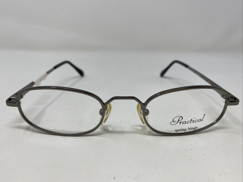 Lido West Practical NOLAN GUNMETAL 47-21-140 Full Rim Eyeglasses Frame /Z95