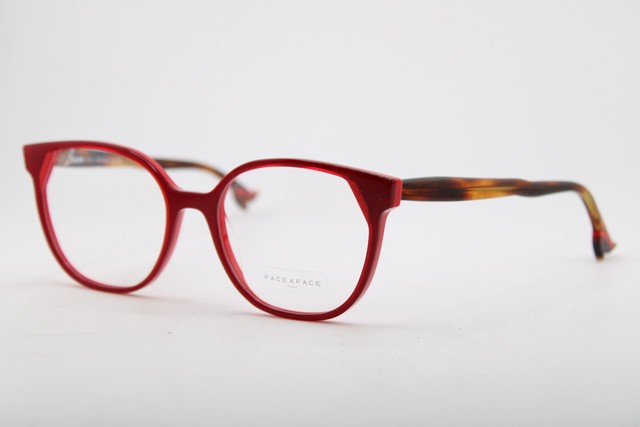 NEW FACE A FACE BOCCA LEMON 3 2216 DO RED HAVANA PINK AUTHENTIC EYEGLASSES 54-17