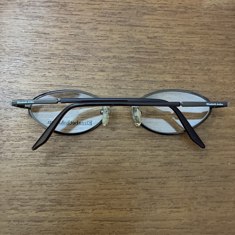 New Elizabeth Arden Eyeglasses Frame Ea-363-1 Women's Brown 50-20-135 Oval Wire gallery