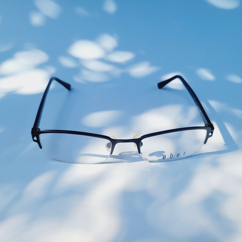 Lido West Korea EARTH M BLACK 50-19 140 Uber eyeglasses half frame eyewear gallery