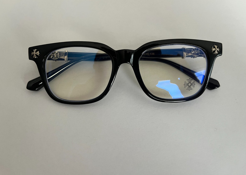 Chrome Hearts 2273 Black Acetate Full Rim Eyeglass Frames