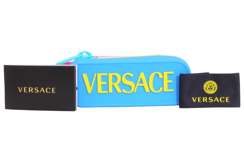 Versace VK3325U 5379 Eyeglasses Youth Kids Blue Full Rim Square Shape 45mm gallery