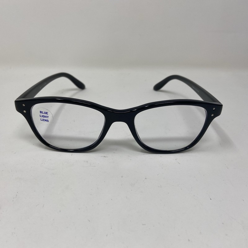 ACADEMIC EYEWEAR P8019 50-18-148 GLOSSY BLACK EYEGLASSES SD34