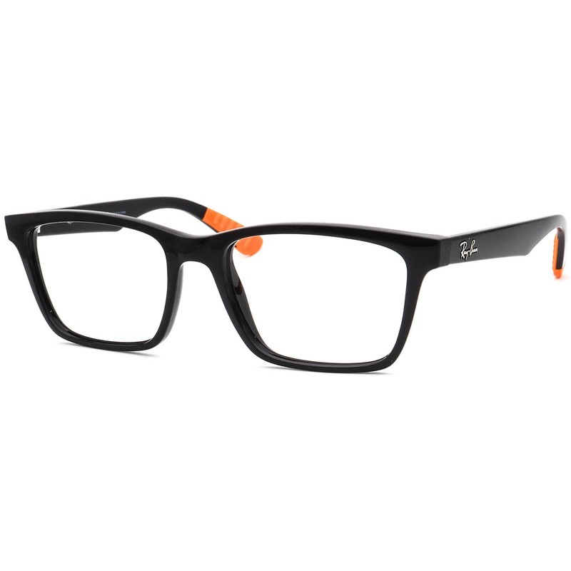 Ray-Ban Eyeglasses RB 7025 5417 Polished Black Square Frame 55[]17 145 gallery